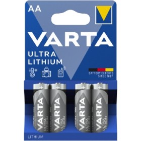 Varta Lithium AA Batteries 4pcs 2900mAh Ultra