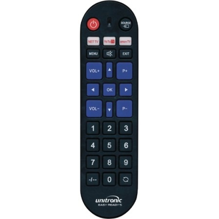 Unitronic Ready5 Easy Multribrand TV Remote