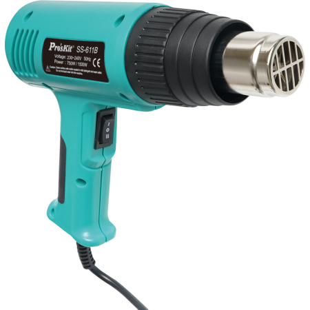 Proskit 1500W SS-611B Hot Air Gun – Best Buy Cyprus