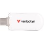 Verbatim USB Drive PLECTRA 128GB White USB-C