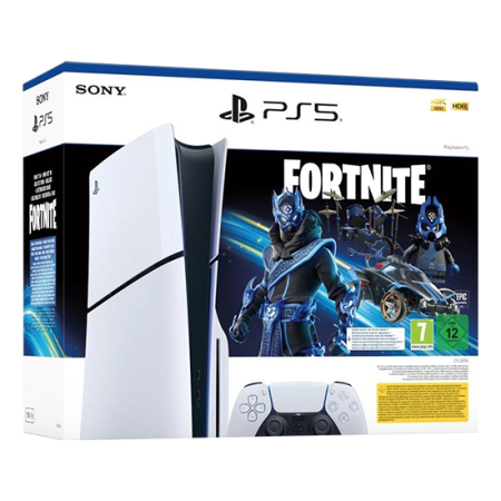 Sony PlayStation 5 Slim Disc Edition 1TB + Fortnite - White