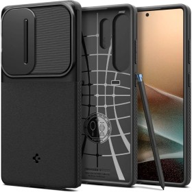 Spigen Optik Armor S25 Ultra Black Case