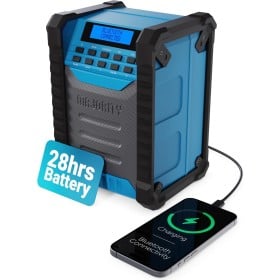 Majority Radio Portable Rugged with FM, BT, and Charger