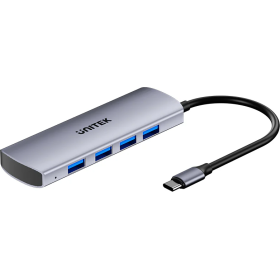 Unitek USB-C Hub 4xUSB-A 10Gbps with Power Port