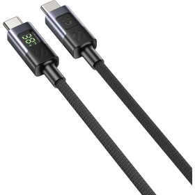 Unitek USB-C Cable Braided with Display 2.0m
