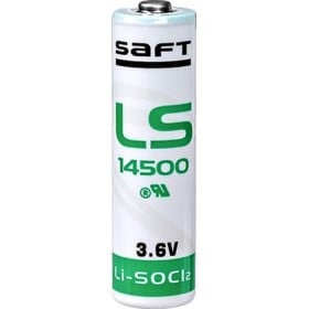 Saft LS14500 AA 3.6V Battery, Durable and High Voltage