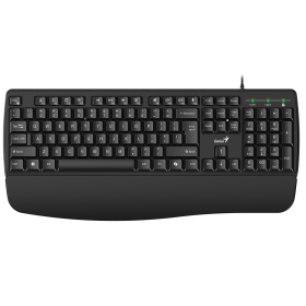 Genius Keyboard Wired AI with Palm Rest KB-123