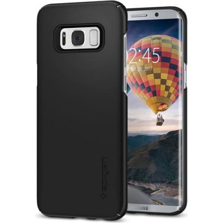 Introducing the Spigen Galaxy S8 Plus Case Thin Fit Black, the ultimate accessory to safeguard your valuable Galaxy S8 Plus smar