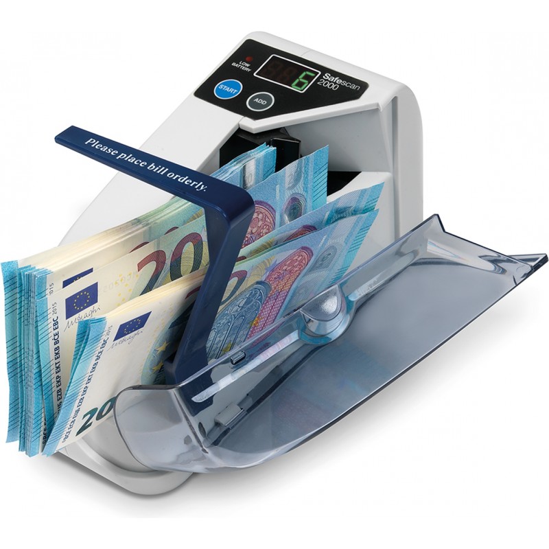 Safescan Cyprus,  Safescan 2000 Portable Banknote Counter,  Banknote Counters, Time & Money Handling, Safescan, bestbuycyprus.co