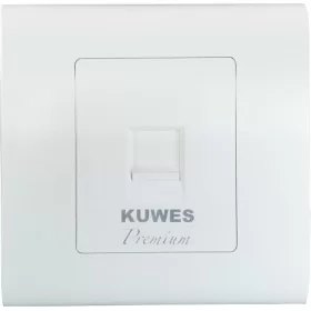 Kuwes Single Outlet Faceplate for RJ45 Keystone Jack