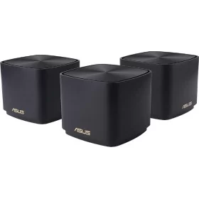 Introducing the ASUS ZenWiFi AX Mini XD4 Wi-Fi 6 Whole Home Mesh System 3pk Black, the ultimate solution to elevate your home ne