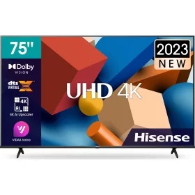 Introducing the Hisense 75A6K 75'' 4K Smart TV, the ultimate entertainment powerhouse that will revolutionize your viewing exper
