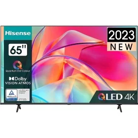 Introducing the Hisense 65E7KQ 65'' 4K Smart QLED TV, where stunning visuals and cutting-edge technology combine to bring your e