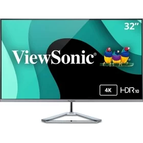 Introducing the Viewsonic Monitor VX 32'' 4K IPS Frameless Silver VX3276-4K-mhd, the ultimate display solution that combines stu
