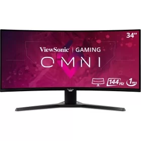 Introducing the ultimate gaming experience with the Viewsonic OMNI Gaming Curved Ultrawide Monitor 34'' 2K 144Hz VX3418-2KPC.