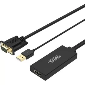 Introducing the Unitek Y-8711 VGA to HDMI Cable with Audio, the ultimate solution to effortlessly connect your devices and enjoy