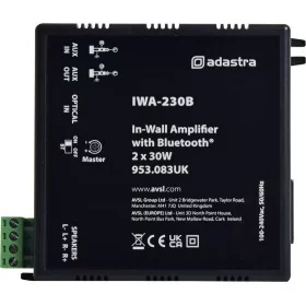 Introducing the Adastra IWA230B In-Wall Bluetooth Amp 2x30W 953.083UK, the ultimate audio solution for seamless connectivity and
