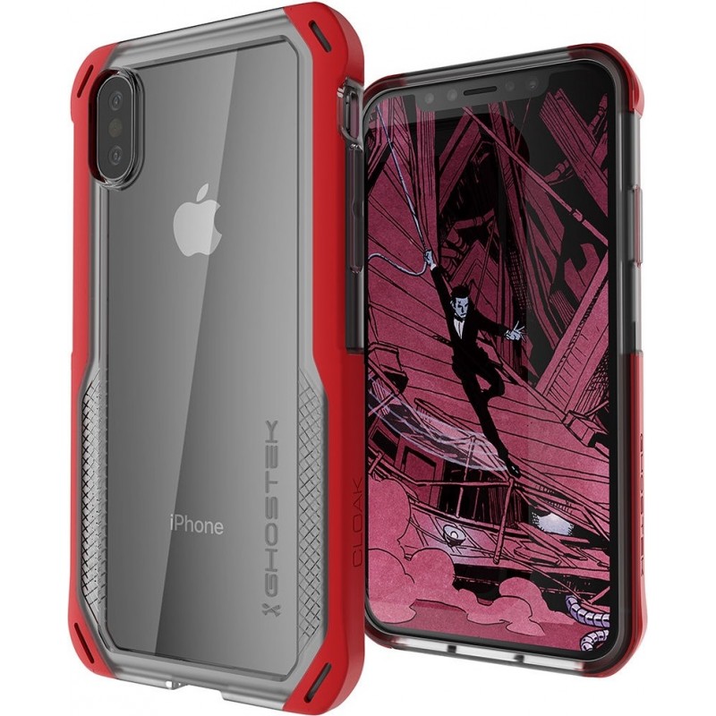 Ghostek Cloak 4 iPhone XS X 5 8 Red Free Delivery Best 