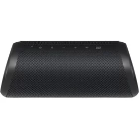 Introducing the LG XBOOM Go XG7QBK Portable Bluetooth Speaker in sleek black, the ultimate audio companion that takes your music
